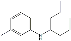 N-(heptan-4-yl)-3-methylaniline 结构式