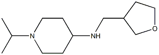 N-(oxolan-3-ylmethyl)-1-(propan-2-yl)piperidin-4-amine 结构式