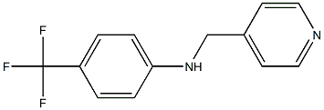 N-(pyridin-4-ylmethyl)-4-(trifluoromethyl)aniline 结构式