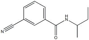 N-(sec-butyl)-3-cyanobenzamide 结构式