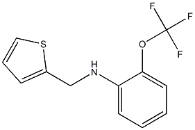 N-(thiophen-2-ylmethyl)-2-(trifluoromethoxy)aniline 结构式