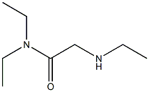 N,N-diethyl-2-(ethylamino)acetamide 结构式