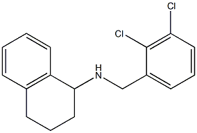 N-[(2,3-dichlorophenyl)methyl]-1,2,3,4-tetrahydronaphthalen-1-amine 结构式