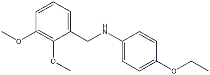 N-[(2,3-dimethoxyphenyl)methyl]-4-ethoxyaniline 结构式