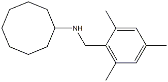 N-[(2,4,6-trimethylphenyl)methyl]cyclooctanamine 结构式