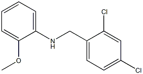 N-[(2,4-dichlorophenyl)methyl]-2-methoxyaniline 结构式