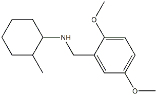 N-[(2,5-dimethoxyphenyl)methyl]-2-methylcyclohexan-1-amine 结构式