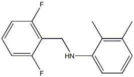 N-[(2,6-difluorophenyl)methyl]-2,3-dimethylaniline 结构式