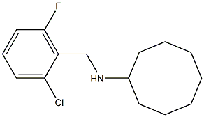 N-[(2-chloro-6-fluorophenyl)methyl]cyclooctanamine 结构式