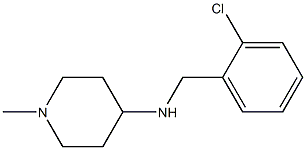 N-[(2-chlorophenyl)methyl]-1-methylpiperidin-4-amine 结构式