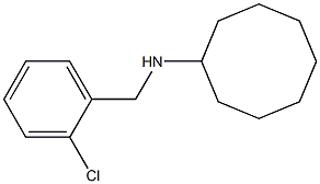 N-[(2-chlorophenyl)methyl]cyclooctanamine 结构式