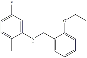 N-[(2-ethoxyphenyl)methyl]-5-fluoro-2-methylaniline 结构式