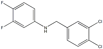 N-[(3,4-dichlorophenyl)methyl]-3,4-difluoroaniline 结构式
