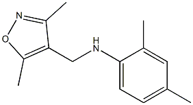 N-[(3,5-dimethyl-1,2-oxazol-4-yl)methyl]-2,4-dimethylaniline 结构式