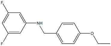 N-[(4-ethoxyphenyl)methyl]-3,5-difluoroaniline 结构式