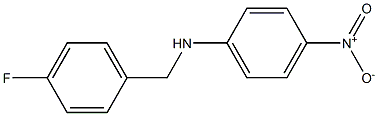 N-[(4-fluorophenyl)methyl]-4-nitroaniline 结构式