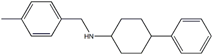N-[(4-methylphenyl)methyl]-4-phenylcyclohexan-1-amine 结构式