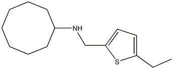 N-[(5-ethylthiophen-2-yl)methyl]cyclooctanamine 结构式