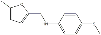 N-[(5-methylfuran-2-yl)methyl]-4-(methylsulfanyl)aniline 结构式