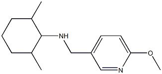 N-[(6-methoxypyridin-3-yl)methyl]-2,6-dimethylcyclohexan-1-amine 结构式
