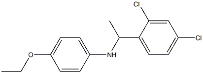 N-[1-(2,4-dichlorophenyl)ethyl]-4-ethoxyaniline 结构式