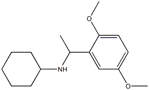 N-[1-(2,5-dimethoxyphenyl)ethyl]cyclohexanamine 结构式