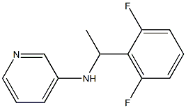 N-[1-(2,6-difluorophenyl)ethyl]pyridin-3-amine 结构式