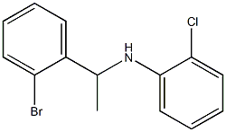 N-[1-(2-bromophenyl)ethyl]-2-chloroaniline 结构式