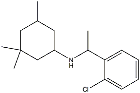 N-[1-(2-chlorophenyl)ethyl]-3,3,5-trimethylcyclohexan-1-amine 结构式