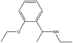 N-[1-(2-ethoxyphenyl)ethyl]-N-ethylamine 结构式