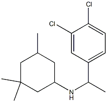 N-[1-(3,4-dichlorophenyl)ethyl]-3,3,5-trimethylcyclohexan-1-amine 结构式