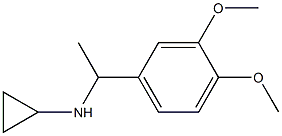 N-[1-(3,4-dimethoxyphenyl)ethyl]cyclopropanamine 结构式