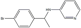 N-[1-(4-bromophenyl)ethyl]pyridin-3-amine 结构式