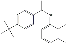 N-[1-(4-tert-butylphenyl)ethyl]-2,3-dimethylaniline 结构式