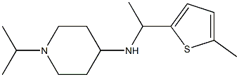 N-[1-(5-methylthiophen-2-yl)ethyl]-1-(propan-2-yl)piperidin-4-amine 结构式