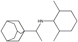 N-[1-(adamantan-1-yl)ethyl]-2,6-dimethylcyclohexan-1-amine 结构式