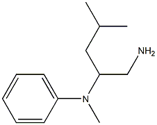 N-[1-(aminomethyl)-3-methylbutyl]-N-methyl-N-phenylamine 结构式