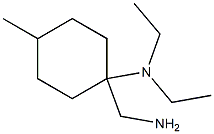 N-[1-(aminomethyl)-4-methylcyclohexyl]-N,N-diethylamine 结构式