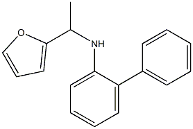 N-[1-(furan-2-yl)ethyl]-2-phenylaniline 结构式