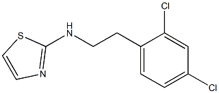 N-[2-(2,4-dichlorophenyl)ethyl]-1,3-thiazol-2-amine 结构式