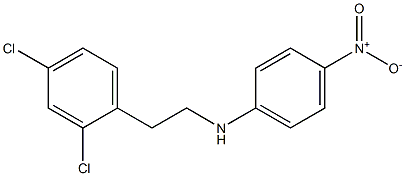 N-[2-(2,4-dichlorophenyl)ethyl]-4-nitroaniline 结构式