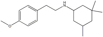 N-[2-(4-methoxyphenyl)ethyl]-3,3,5-trimethylcyclohexan-1-amine 结构式