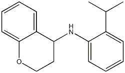 N-[2-(propan-2-yl)phenyl]-3,4-dihydro-2H-1-benzopyran-4-amine 结构式