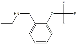 N-[2-(trifluoromethoxy)benzyl]ethanamine 结构式