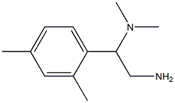 N-[2-amino-1-(2,4-dimethylphenyl)ethyl]-N,N-dimethylamine 结构式