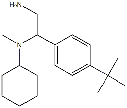 N-[2-amino-1-(4-tert-butylphenyl)ethyl]-N-methylcyclohexanamine 结构式