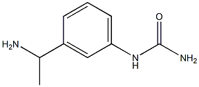 N-[3-(1-aminoethyl)phenyl]urea 结构式