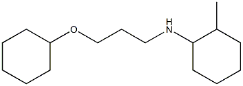 N-[3-(cyclohexyloxy)propyl]-2-methylcyclohexan-1-amine 结构式