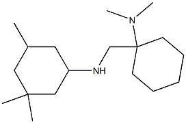 N-{[1-(dimethylamino)cyclohexyl]methyl}-3,3,5-trimethylcyclohexan-1-amine 结构式