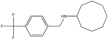 N-{[4-(trifluoromethyl)phenyl]methyl}cyclooctanamine 结构式